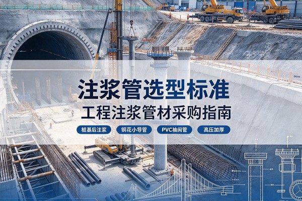 泗阳注浆管选型标准