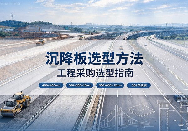 泗阳沉降板选择方法